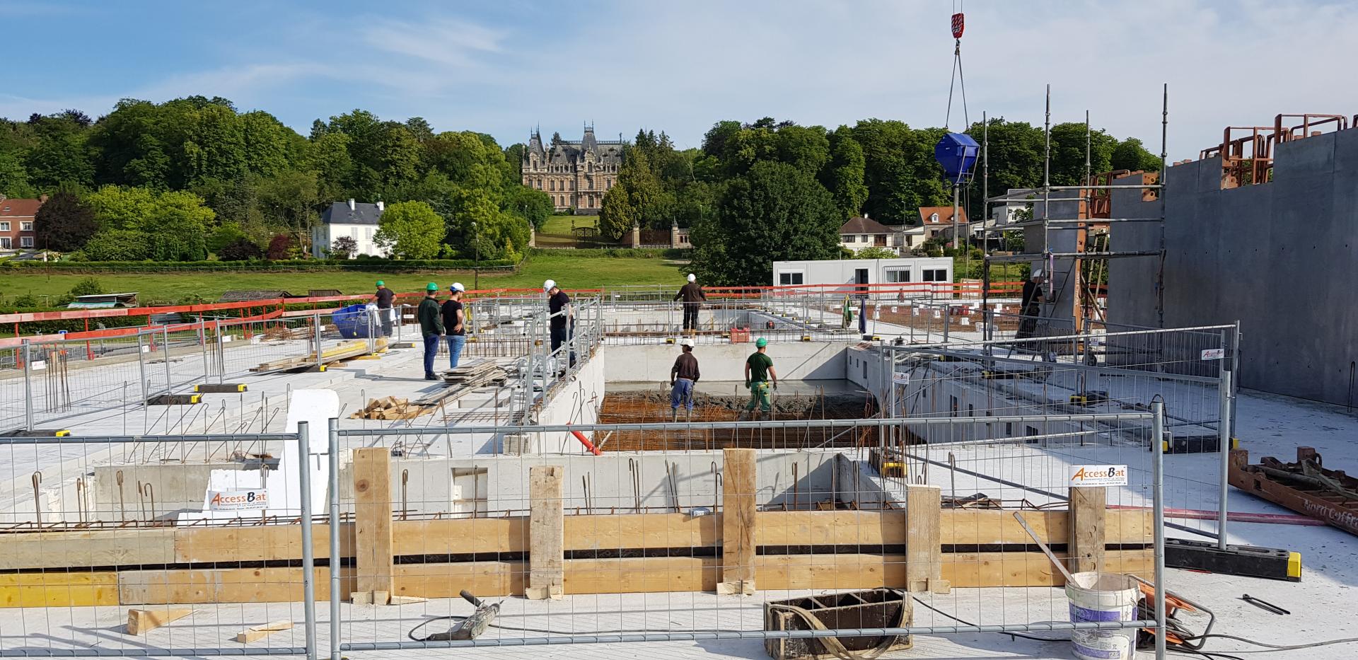 réalisation des fonds de bassin