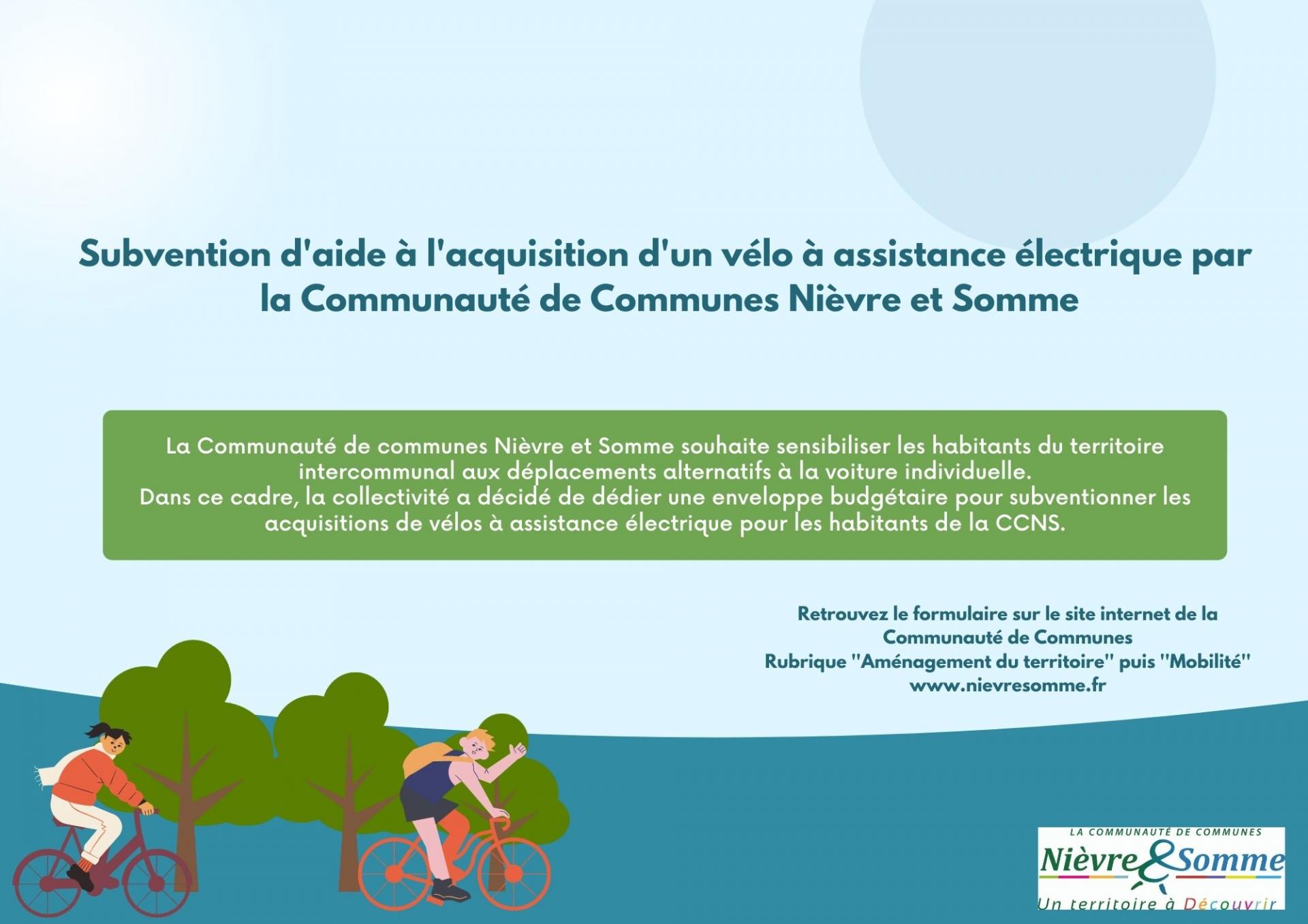 Subvention vélo à assistance électrique