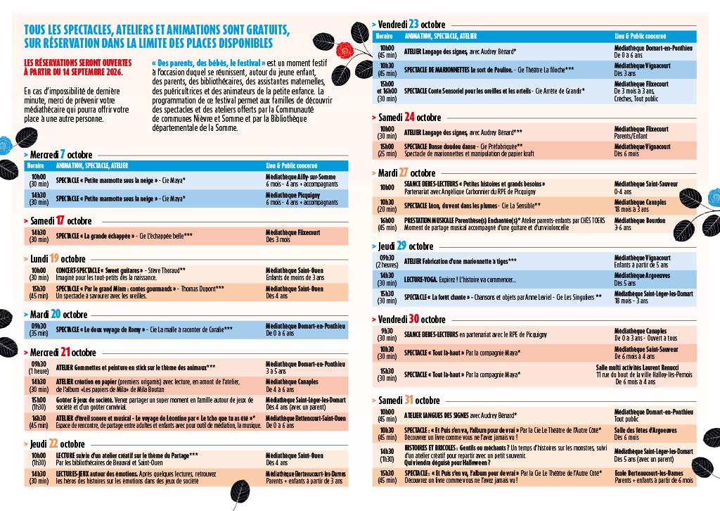 Festival des Parents, des Bébés