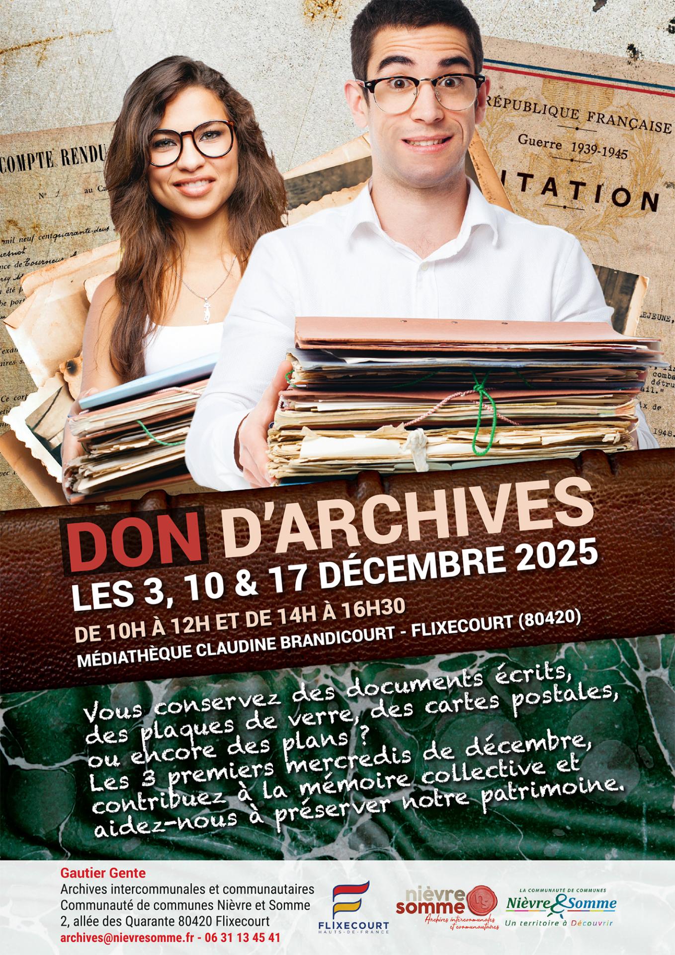 Don d'archives