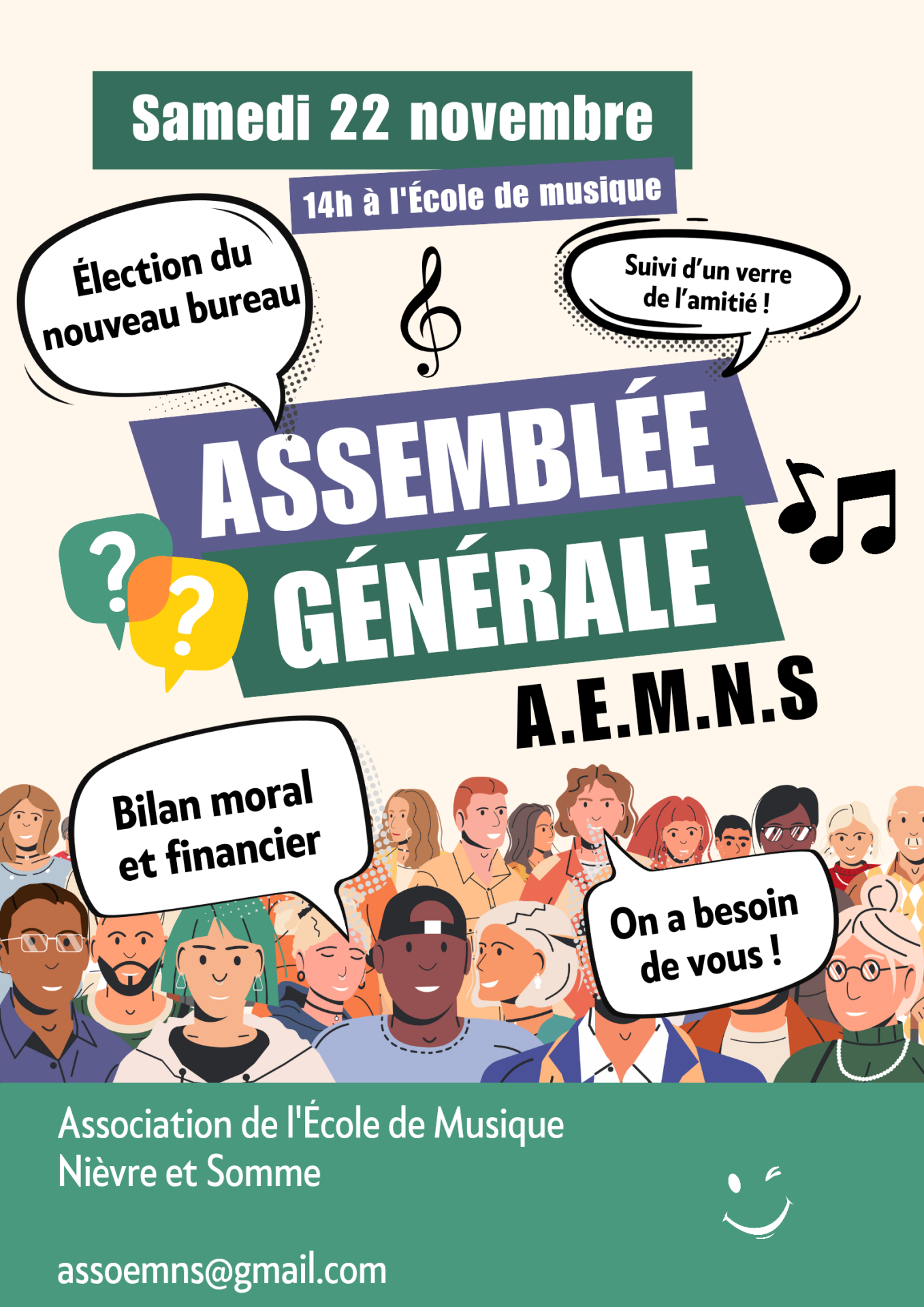 Affiche evenement assemblee generale moderne illustree beige multicolore 20251111 221347 0000