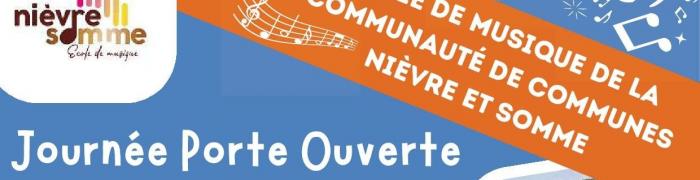 Porte ouvertes ecole de musique bandeau