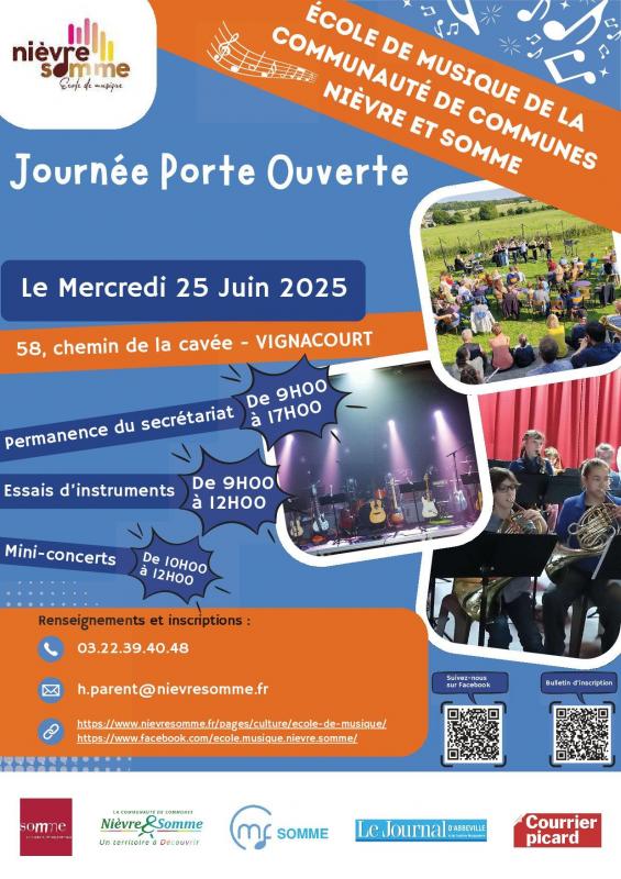 Porte ouvertes ecole de musique