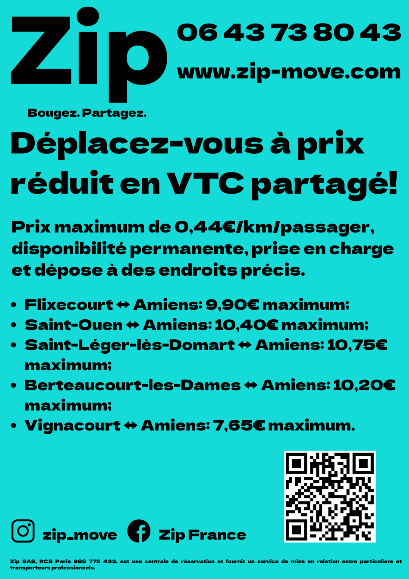 Zip affiche flixecourt amiens